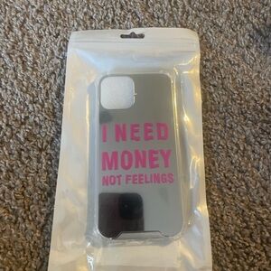 Silver and Pink Phone Case (iPhone 12)